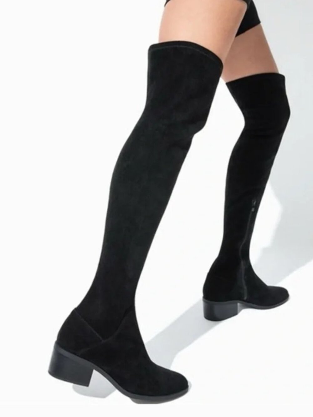 Steve Madden “Aggie” Black Over-the-Knee Boots - Size 9 THIGH boots